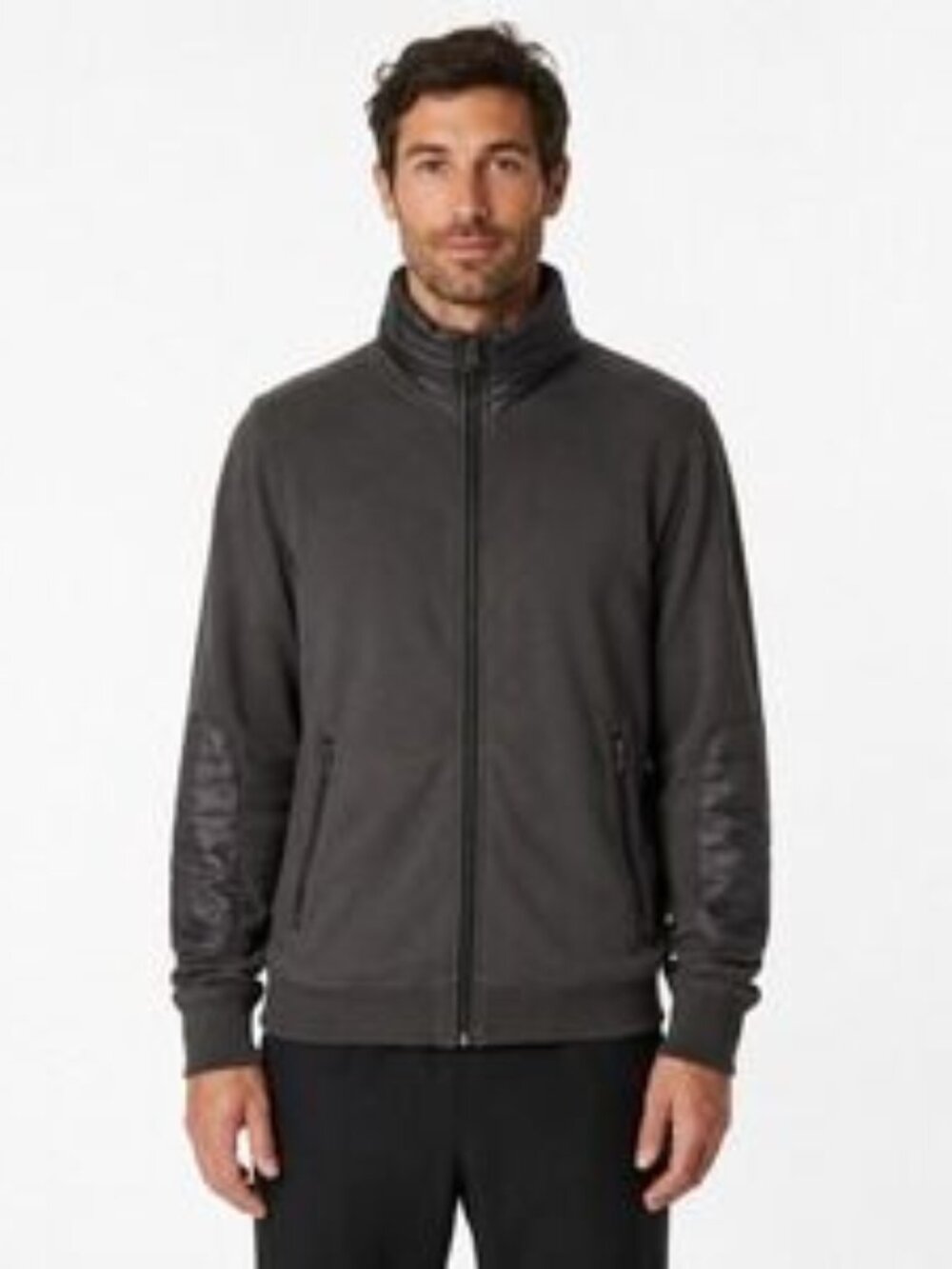 RARE Lululemon Men's Rare Midnight Black Puffer Panel Full Zip Jacket Size Large